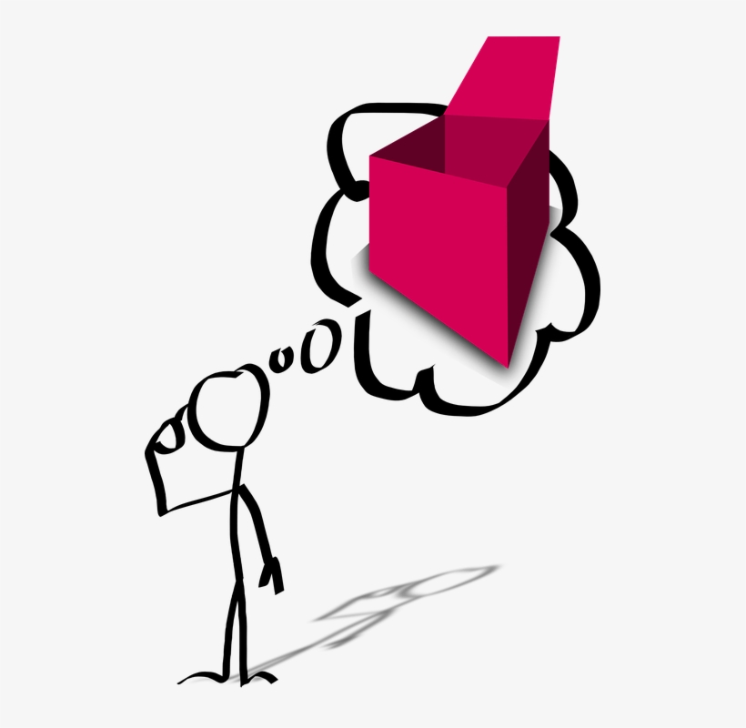 Boxed Thinking - Thinking Clip Art, transparent png download