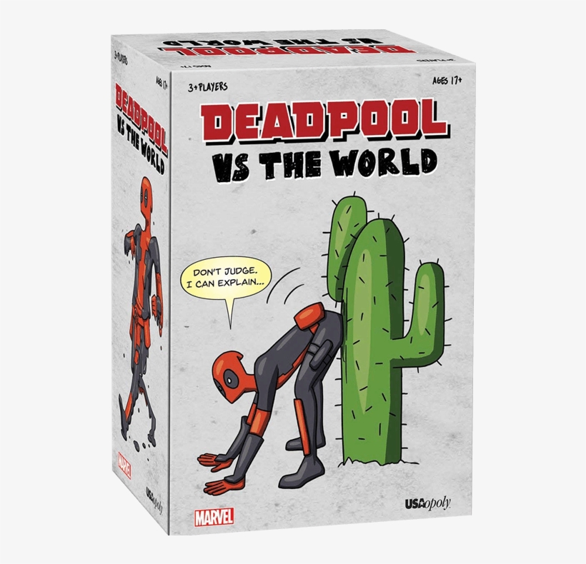 Deadpool Vs The World Box - Deadpool Vs The World Card, transparent png download