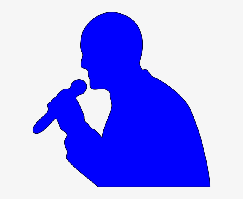 Singing Man Svg Clip Arts 600 X 590 Px, transparent png download