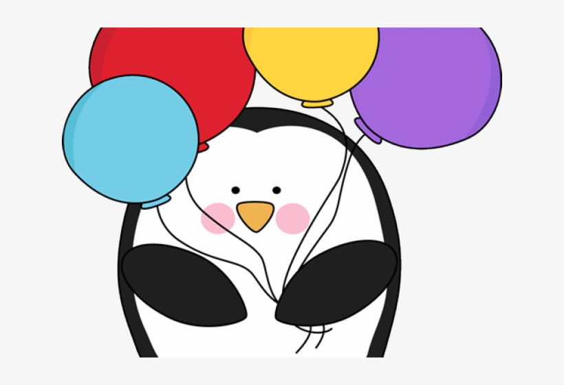 Cute Penguin Clipart - Penguin Party Clip Art, transparent png download