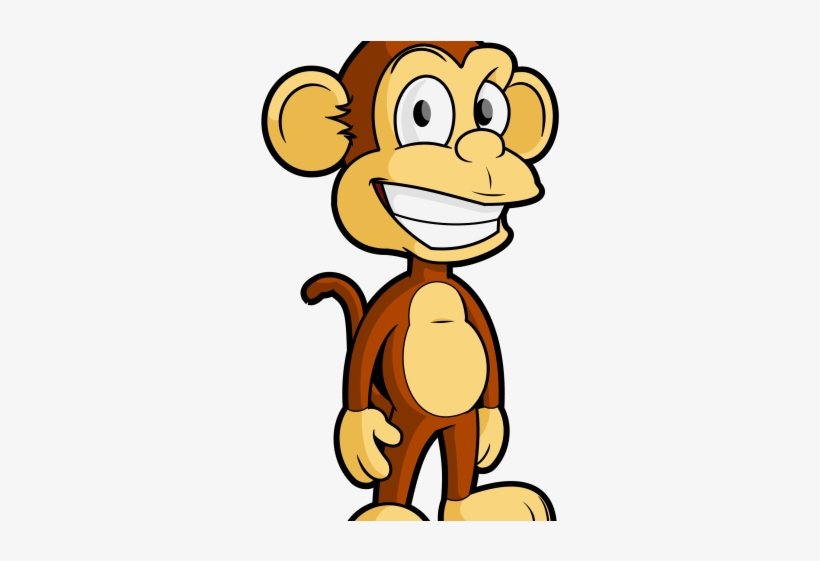 Monkey Clipart Superhero - Cartoon Monkey Png, transparent png download