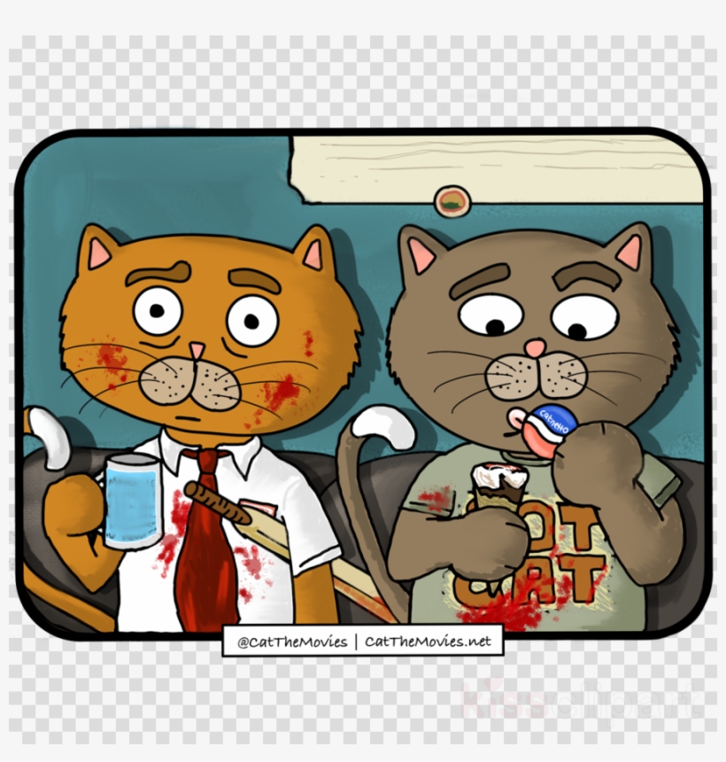 Film Clipart Cat Film Cartoon - Cat, transparent png download