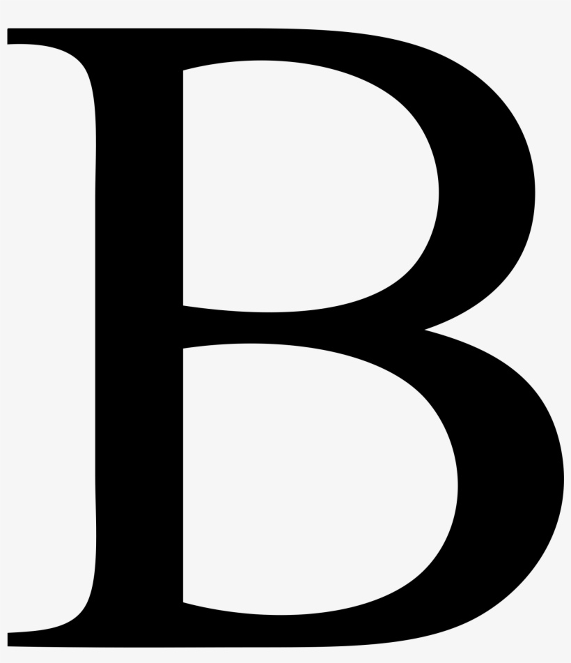 Sorority Letters Png Png Stock - B Clip Art, transparent png download