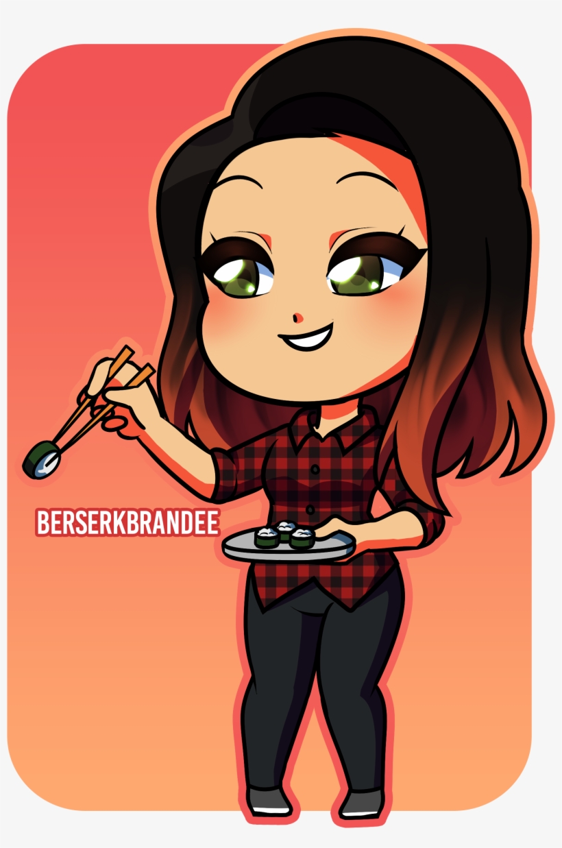 Chibi Clipart Sushi - Sushi, transparent png download