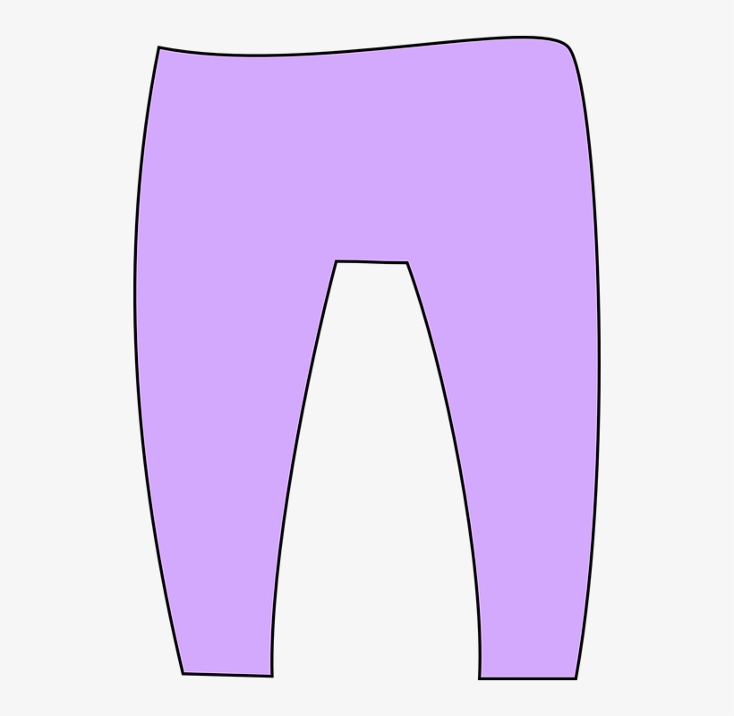 Free Vector Graphic - Purple Pants Clip Art, transparent png download