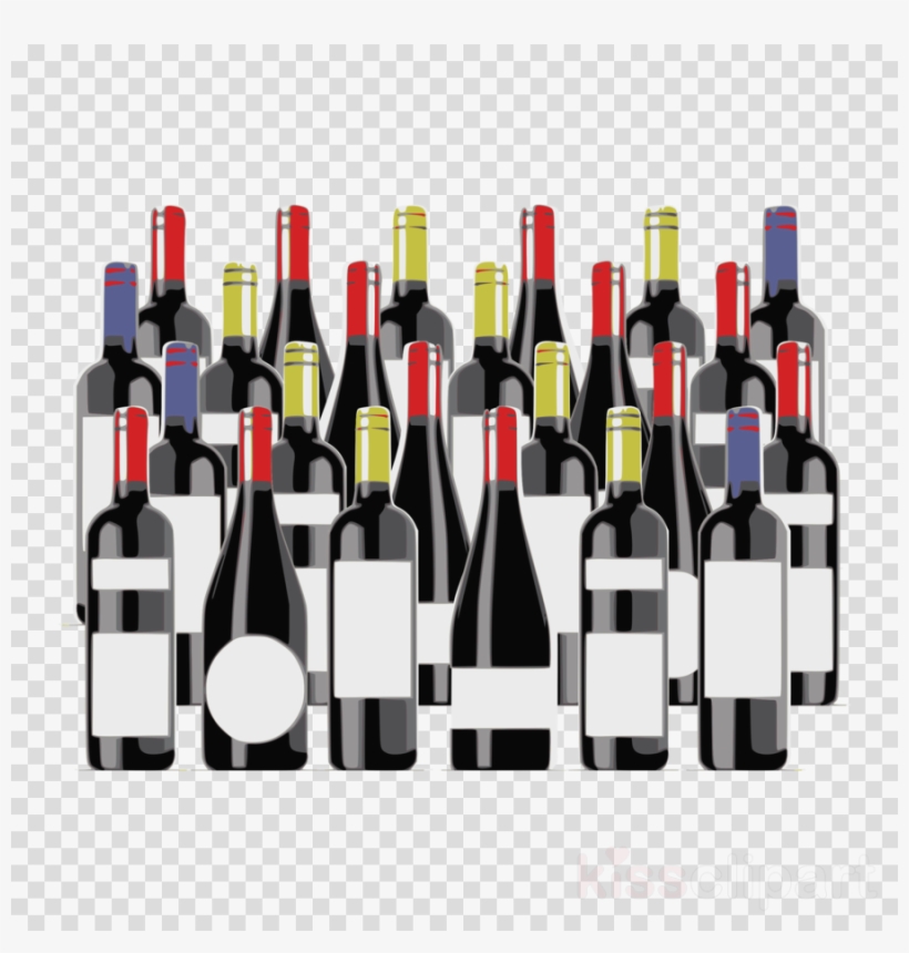 Wine Bottle Clipart Red Wine Liquor - Wine Bottle, transparent png download