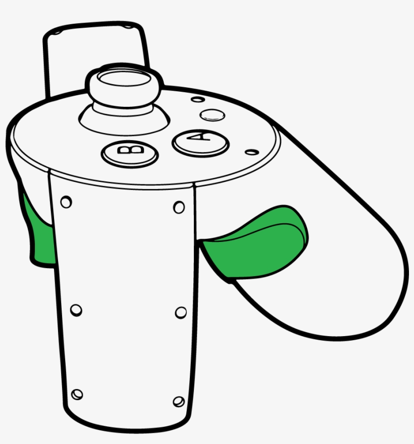 To Scale An Object, Grab Each End Of The Object By - Joystick, transparent png download