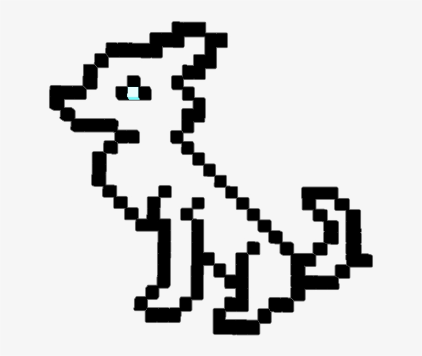 Here Is The Wolf Outline For You To Colour In Thx So, transparent png download