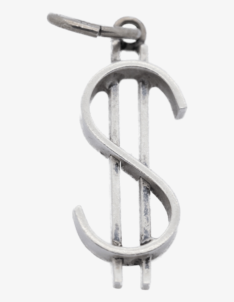 Silver Dollar Sign Png Clip Free Library - Pendant, transparent png download