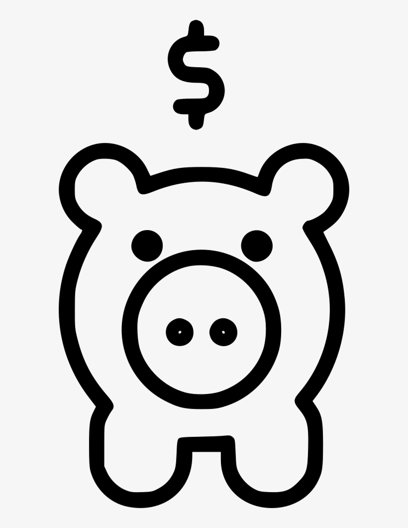 Piggy Bank Dollar Sign Comments, transparent png download