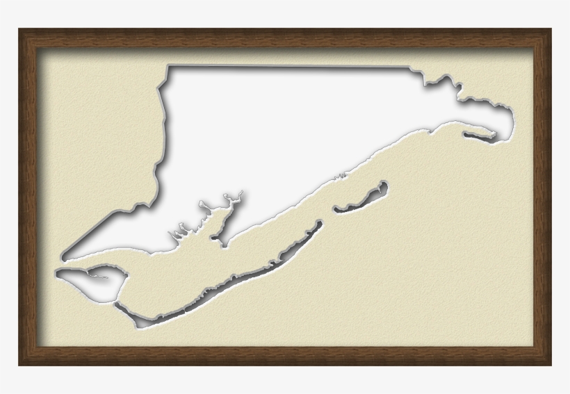 A Map Of Franklin With A Wood Picture Frame With A - Picture Frame, transparent png download