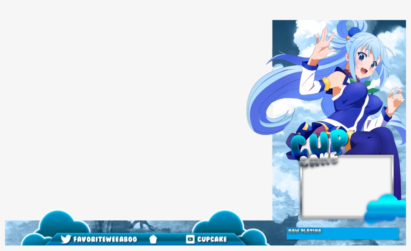 Ion Froog On Twitter - Konosuba Wall Scroll - Aqua, transparent png download