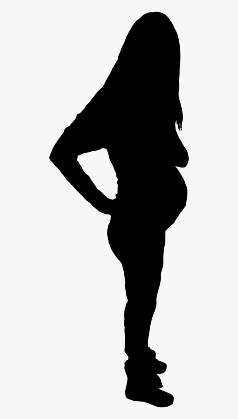 Free Png Pregnant Woman Silhouette Png Images Transparent - Portable Network Graphics, transparent png download