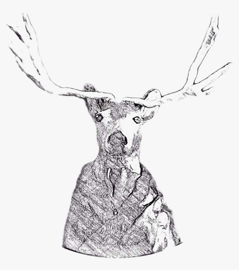 Dear Antler By Jedediah Cornelius Antler "the Buck - Reindeer, transparent png download