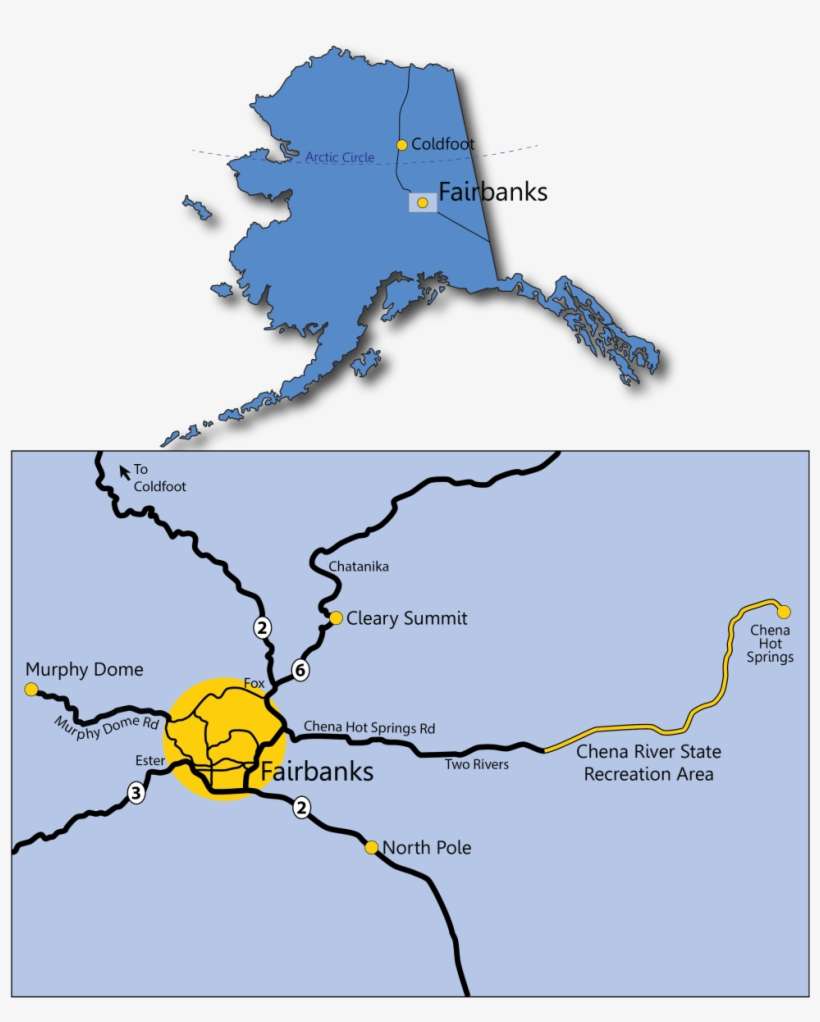 Aurora Tracker Map - Kodiak Bear Habitat Range, transparent png download