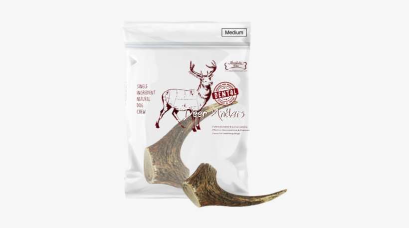 Absolute Bites Whole Deer Antler Dental Dog Chew - Absolute Bites Whole Deer, transparent png download