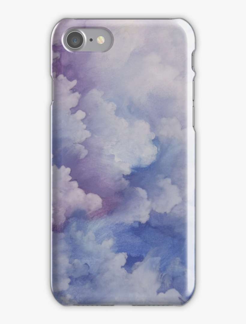 Watercolour Storm Clouds Iphone 7 Snap Case - Watercolor Painting, transparent png download