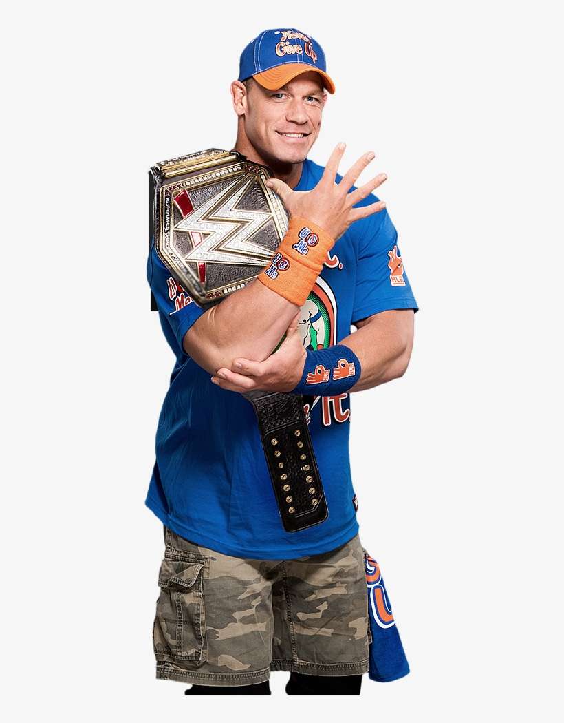 John Cena Wwe Champion 2017 V2 By Lunaticdesigner - Wwe John Cena 2017, transparent png download
