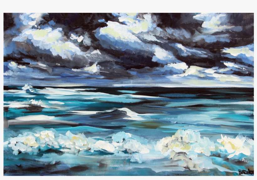 Storm 2014 Acrylic On Canvas, Cm - Canvas, transparent png download
