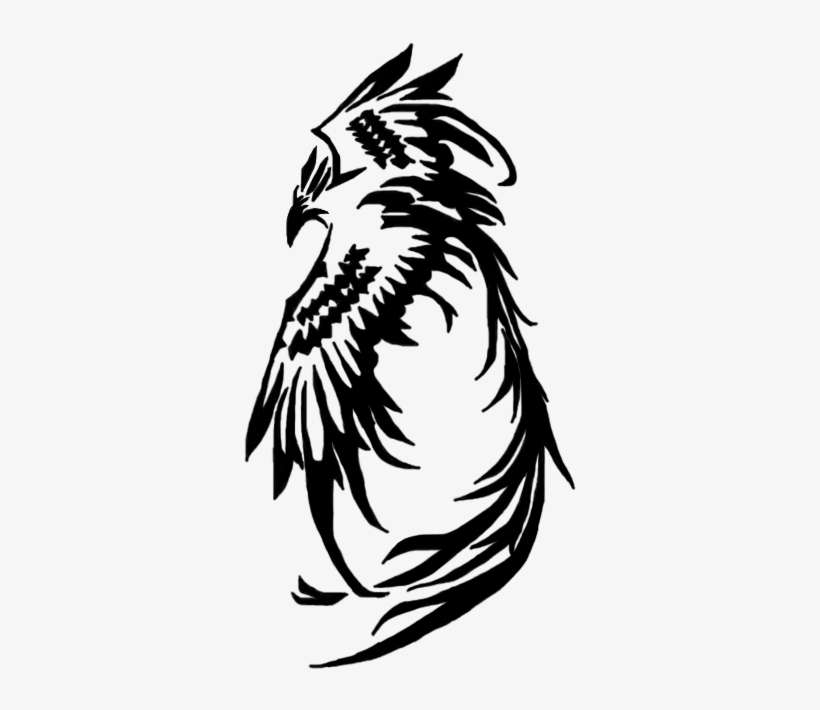 Banner Library Stock Phoenix Tattoos Png Transparent - Phoenix Tattoo Transparent, transparent png download