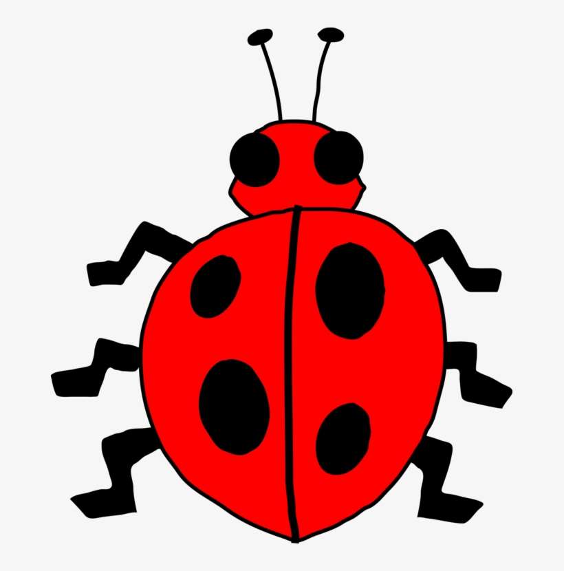 Red Lady Bug Svg Clip Arts 534 X 596 Px, transparent png download