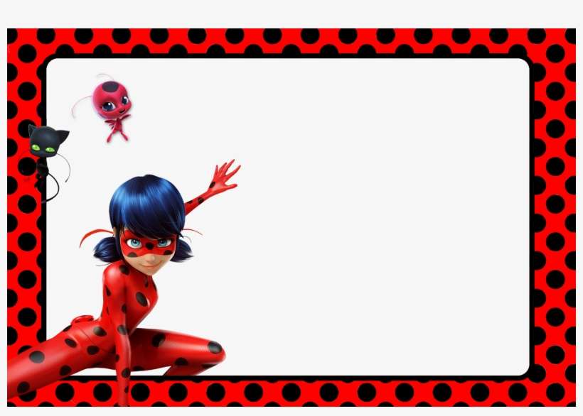 Lady Bug Convite Png Bunker Da Foto - Miraculous: Tales Of Ladybug & Cat Noir, transparent png download