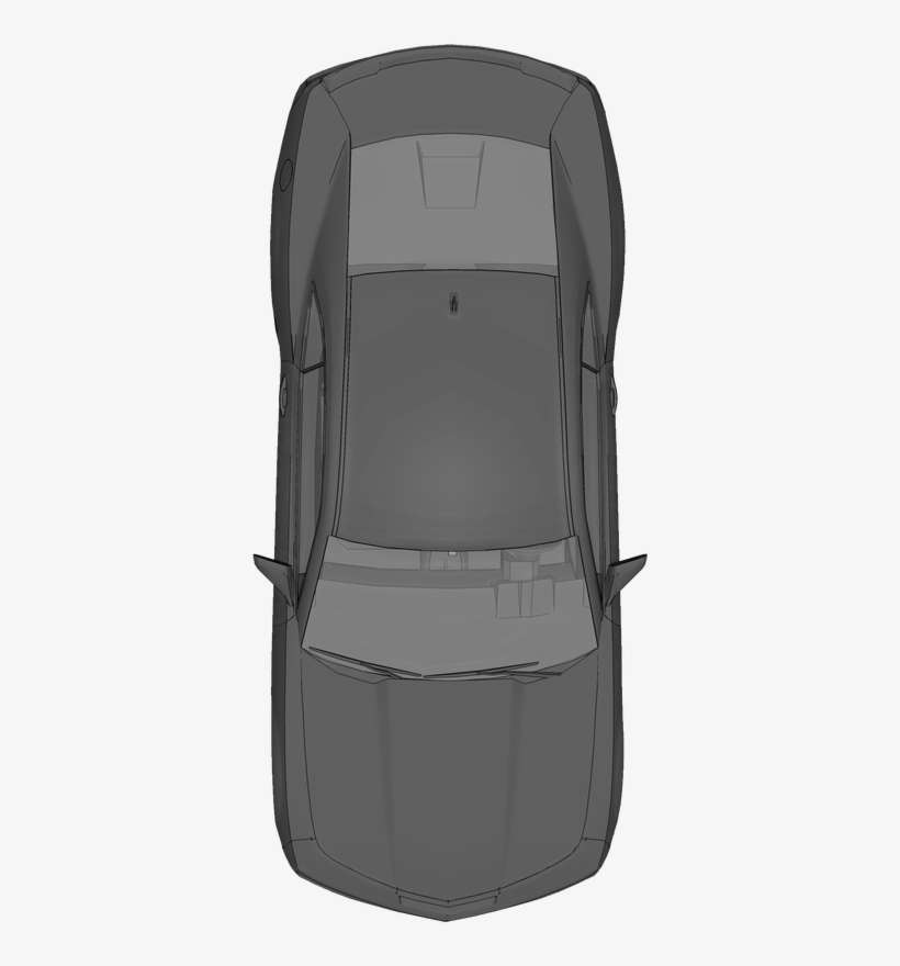 Free Top View Png Car Camero - Car Top View Png, transparent png download