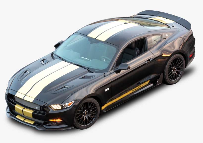 Black Ford Shelby Gt H Top View Car Png Image - Car Png Top View, transparent png download