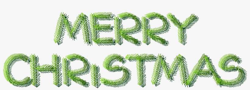 Merry Christmas Green Png, transparent png download