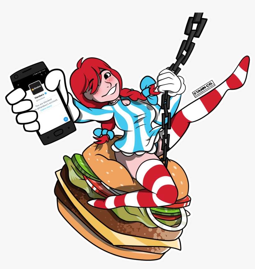 Q ▽△ 84% - Wendy's Lol They Blocked Us, transparent png download