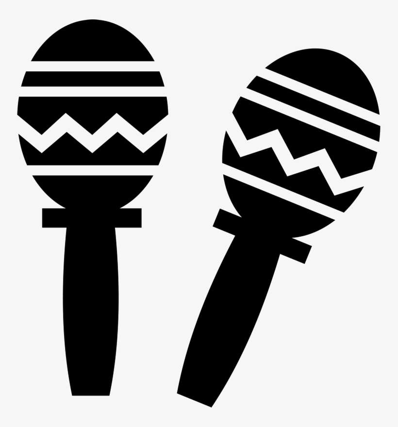 Maracas Rubber Stamp - Postage Stamp, transparent png download