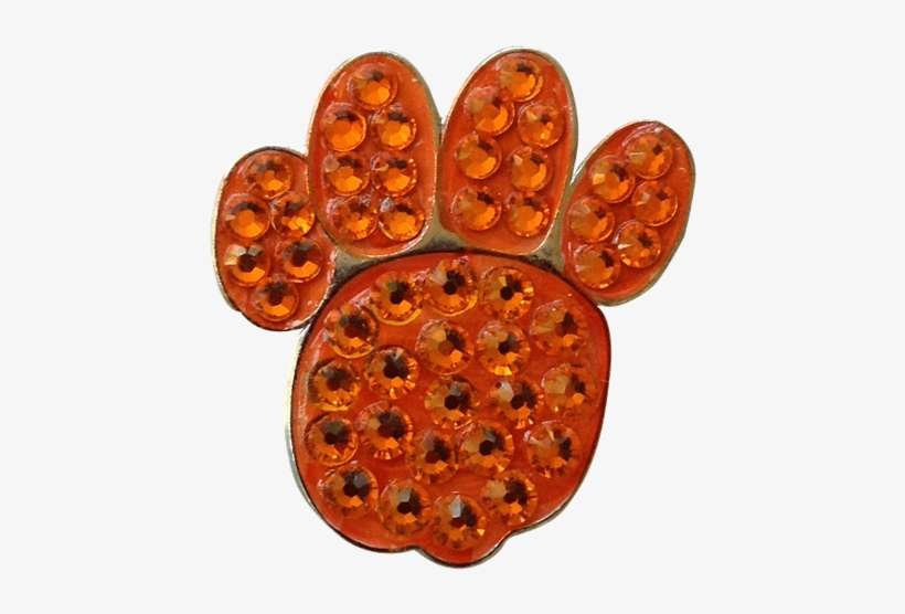 Orange Tiger Paw Ball Marker & Hat Clip By Bonjoc, transparent png download