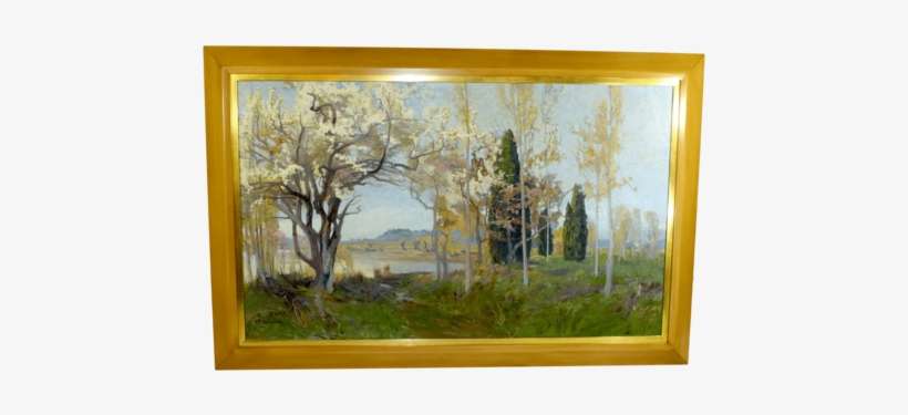 Italy Paintings Pastoral Landscape - Picture Frame, transparent png download