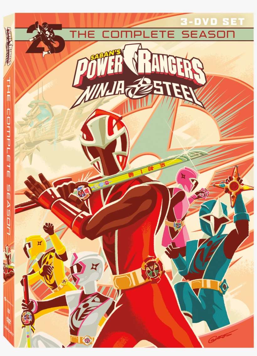 News Power Rangers Ninja Steel Complete Season On Dvd - Power Rangers Ninja Steel Dvd, transparent png download