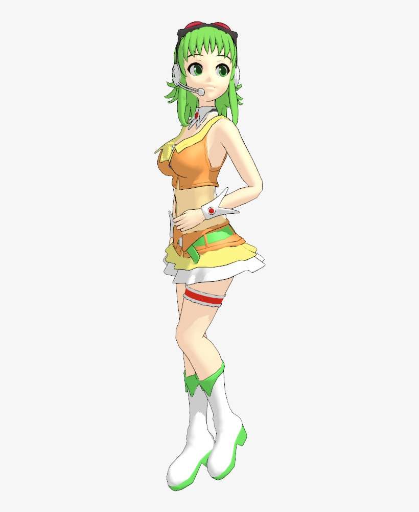 Mmdmodel Gumi Nakao - Cartoon, transparent png download