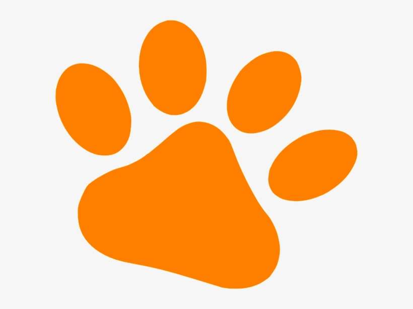 Orange Pet Paw 2 Clip Art At Clkercom Vector Online - Ed Sheeran Logo Png, transparent png download