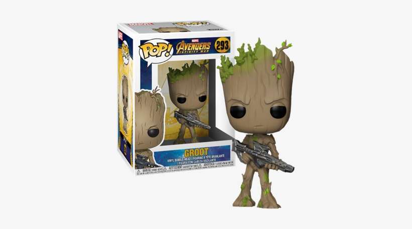 Avengers Infinity War Groot Pop - Pop Vinyl Infinity War, transparent png download