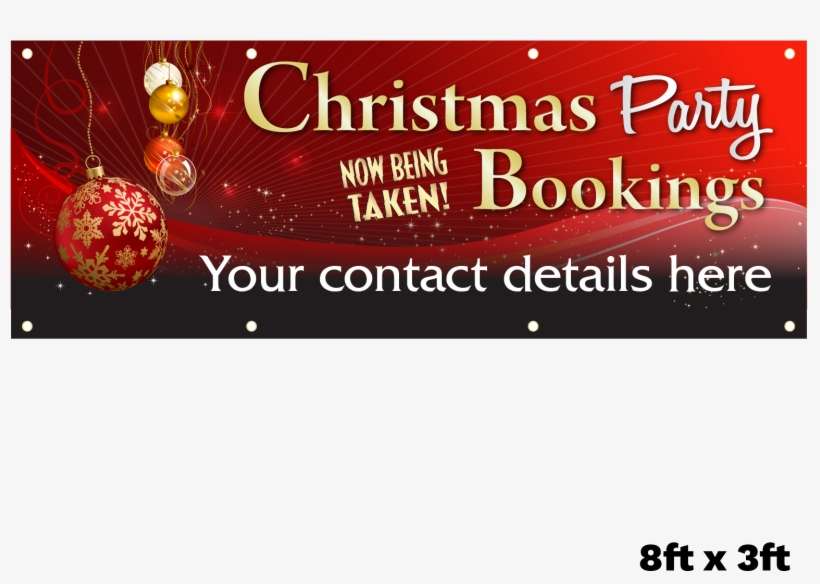 Personalised Christmas Party Bookings Now Being Taken - Christmas Day, transparent png download
