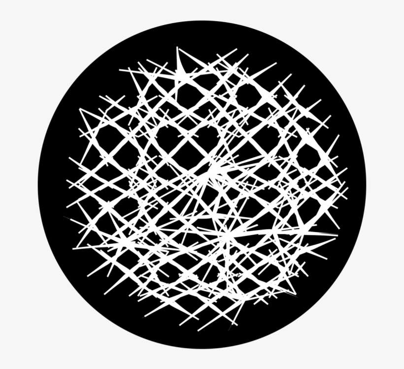 Reverse Crown Of Thorns - Apollo Reverse Crown Of Thorns Glass Gobo Sr-0071, transparent png download