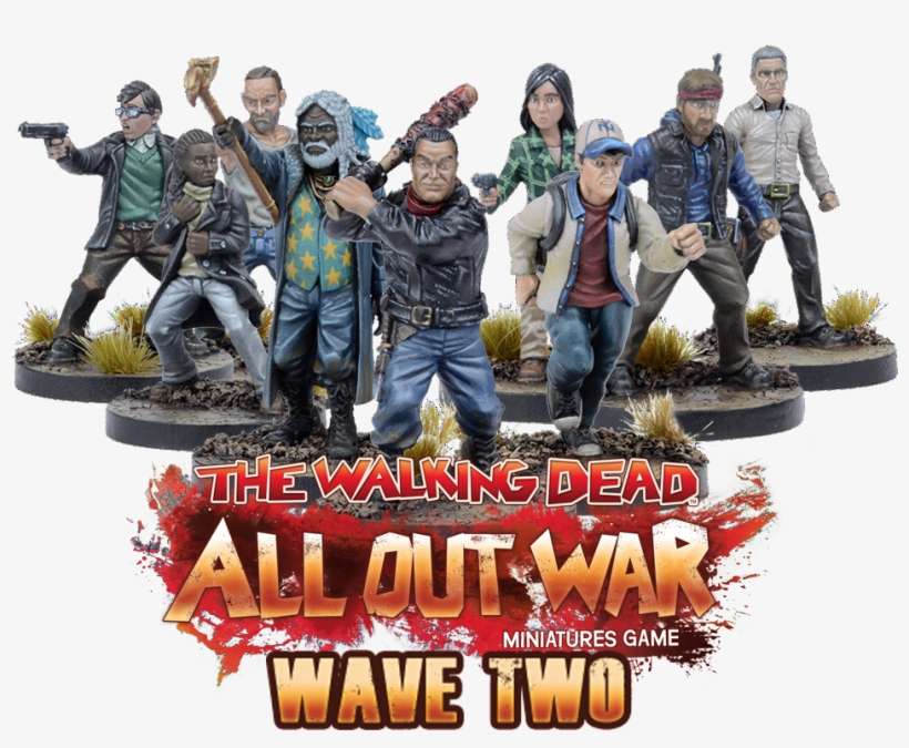 You Might Think To Yourself, "man, All These Zombies - Walking Dead: All Out War Miniatures Game Core Set, transparent png download