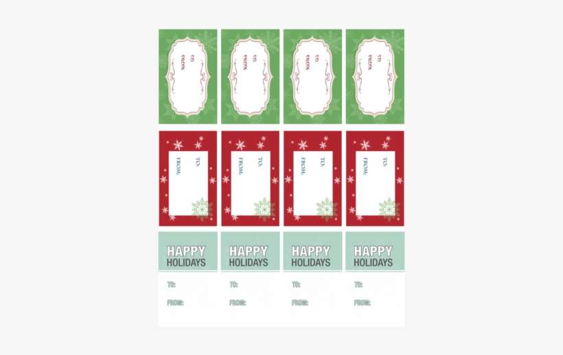 Pre Printed Christmas Gift Tags - Christmas Day, transparent png download