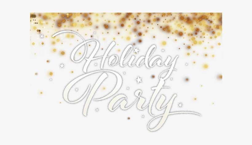 Christmas Party Details - Calligraphy, transparent png download
