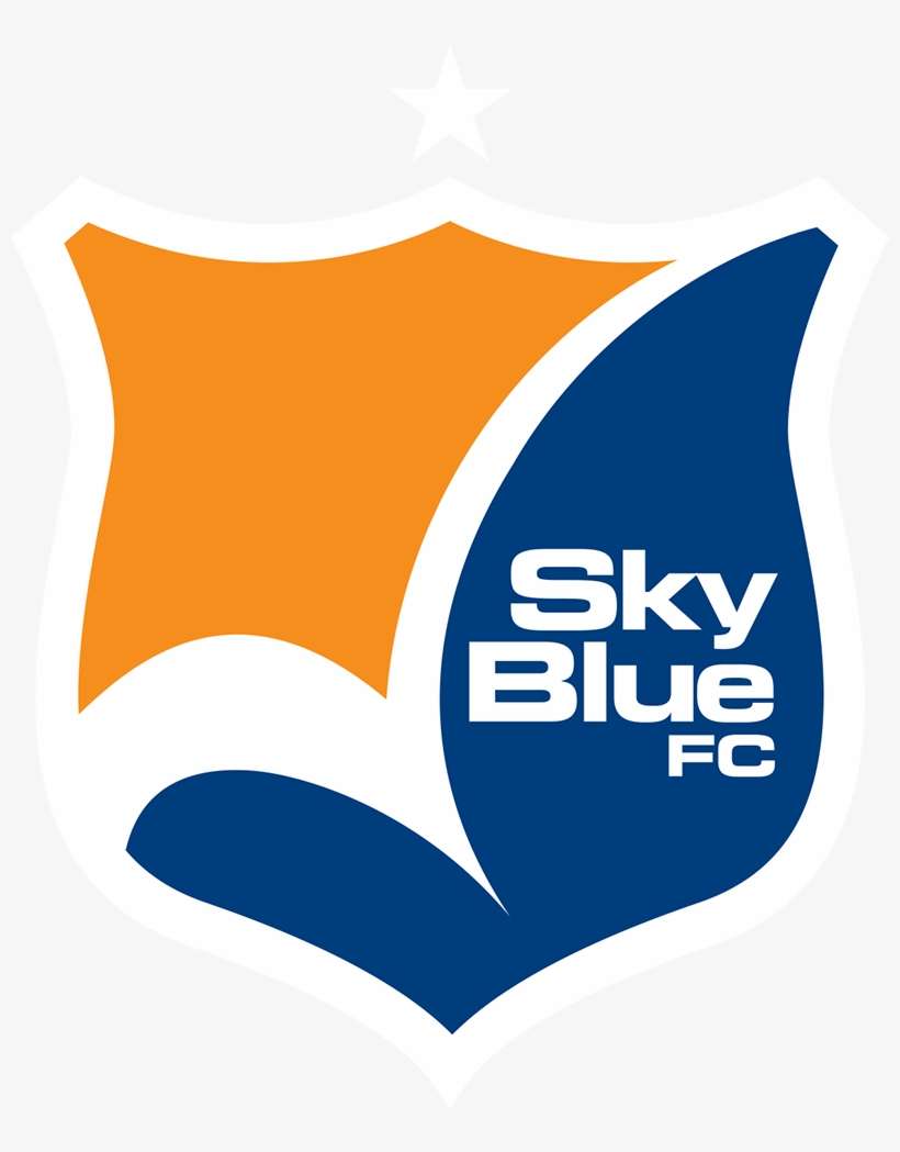 Sky Blue Fc - Orange And Blue Logo, transparent png download