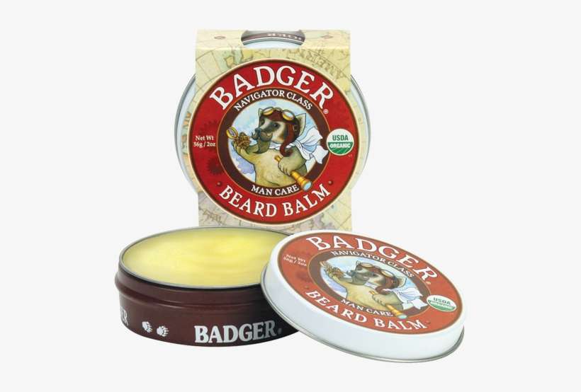 Organic Beard Balm - Badger Beard Balm, transparent png download