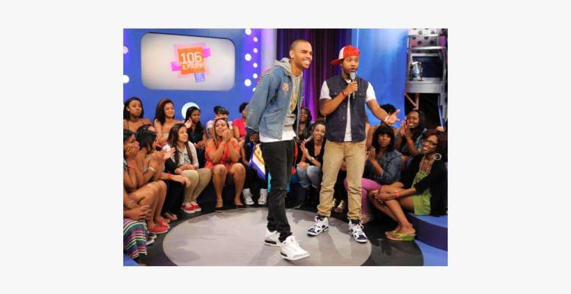 Celebrity Sneaker Watch Terrence J Kicks It With - Chris Brown Jordan6, transparent png download