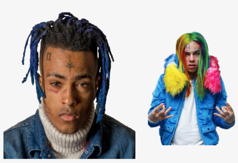 Clip Art Black And White Stock Xxxtentacion And Ix - Xxxtentacion Q, transparent png download