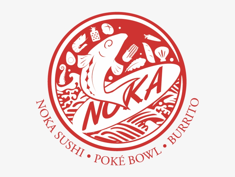 Copyright Noka Sushi Poke Bowl & Sushi Burrito - Sushi Burrito List, transparent png download