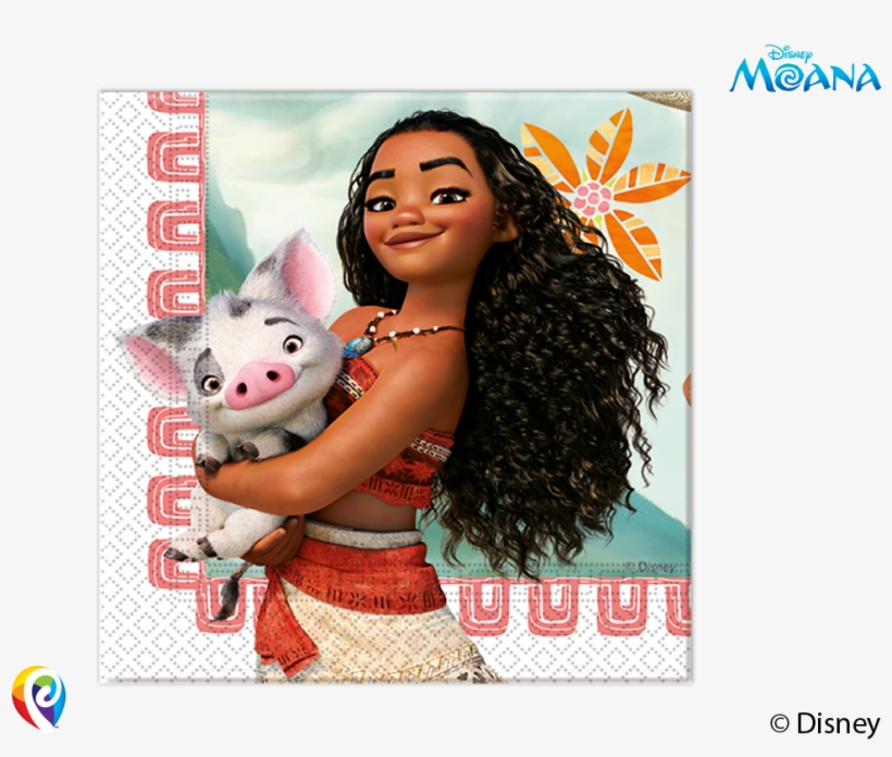 20 Luncheon Napkins - Disney Moana Napkins - 33cm, transparent png download