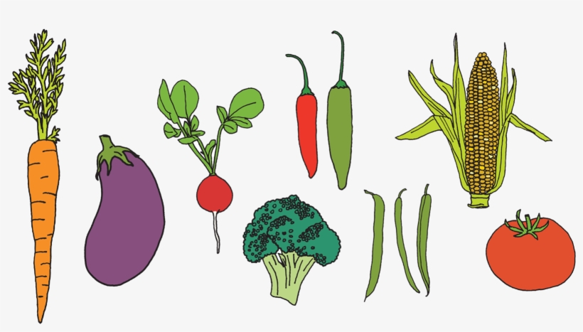 Vegetable Set - Vegetable Set Temporary Tattoo, transparent png download