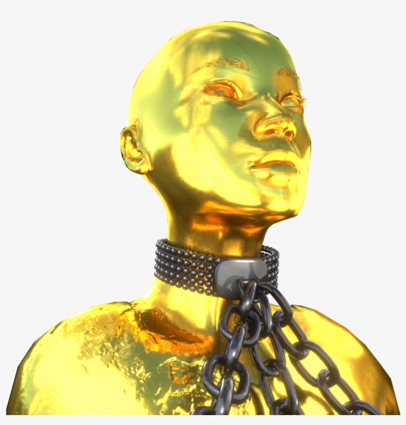 Pearls Collar, Chains And Broken - Bronze Sculpture, transparent png download